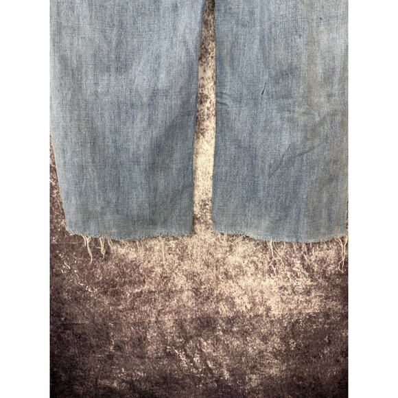 Anchor Blue Jeans Mens 36x34 Blue Y2K Beyond Baggy Loose Fit Wide Leg Distressed - Picture 11 of 12